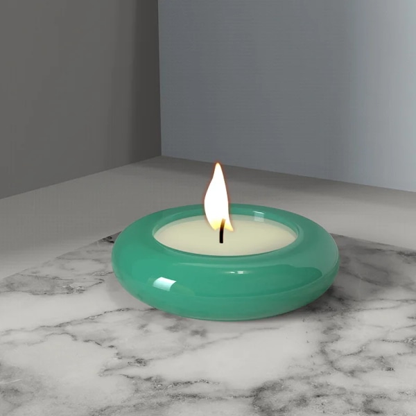 Round Concrete Candle Vessel Mold Silicone Storage Box Epoxy Resin Mold DIY Candlestick Craft Making Cement Clay Mould Supplies