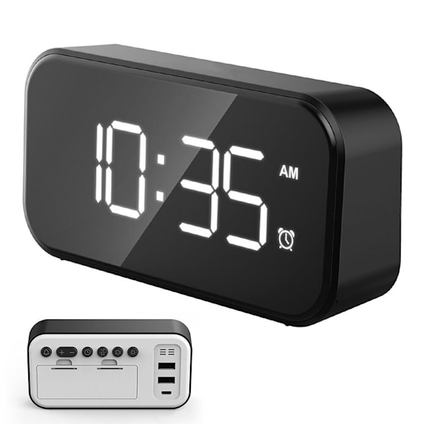 Alarm Clock LED Bedside Clock 1 Piece 5V 2A Alarm Clock Digital Alarm Clock