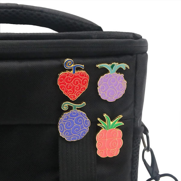 Anime Enamel Pins Brooch Devil Fruit Badge Brooches Backpack Lapel Pin Jewelry Accessories Gifts