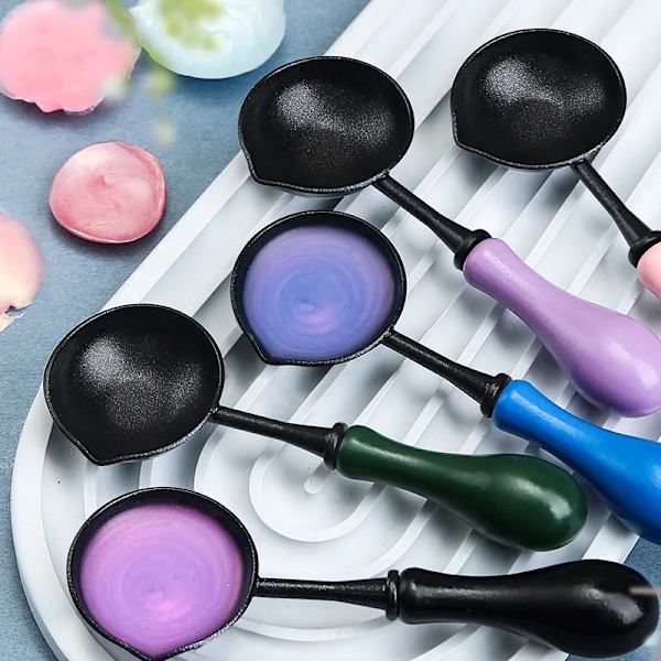A Non Stick Spoon Fire Lacquer Spoons Spoons For Wax Pellets And Wax Strips Spoons For Wax Melting Accessories And Wax Seal Work