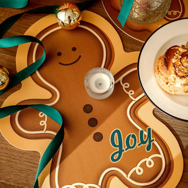 Absorbent Christmas Drain Pad Kitchen Drying Mat Dish Drainer Heat Insulation Placemats Xmas Desktop Decorations New Year 2024