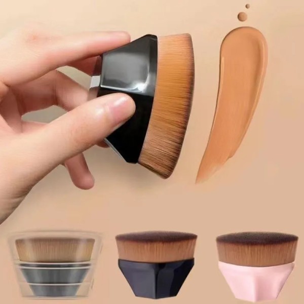 Six Corners Makeup Brush Kabuki Flawless Foundation Brush For Liquid Make Up Brush Set Cosmetic Soft Synthetic Makeup for Women