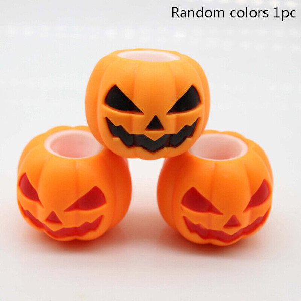 Halloween Pumpkin Ghost Decompression Toy Rubber Squeeze Bouncy Ball Kids Toy KP