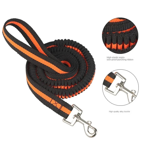 2Pcs  Pet Traction Rope Medium and Large Dog Walking Rope Hot Sale New High Elastic Telescopic Explosion-proof Dog Rope