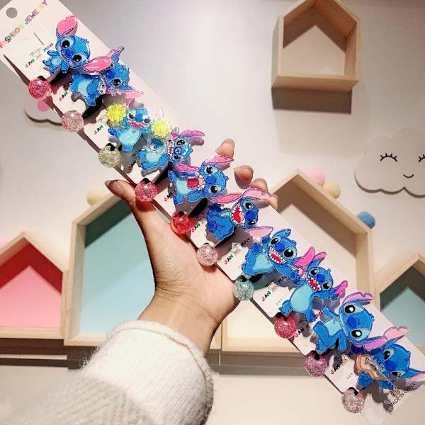 Stitch Hair Rope Stitch Scrunchie Girl's Exquisite Accessory Gift Wholesale
