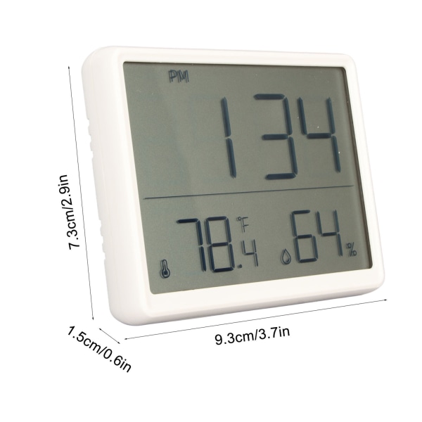 Digital Alarm Clock Ultra Thin Multifunction Temperature Humidity Electronic