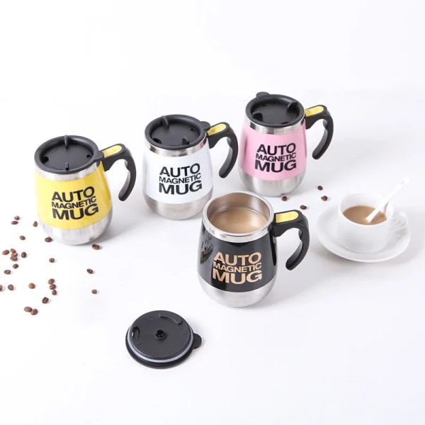 Automatic Stirring Magnetic Mug Stainless Steel Self  Stirring Coffee Cup Electric Stirring Cup Lazy Milkshake Rotating Cup