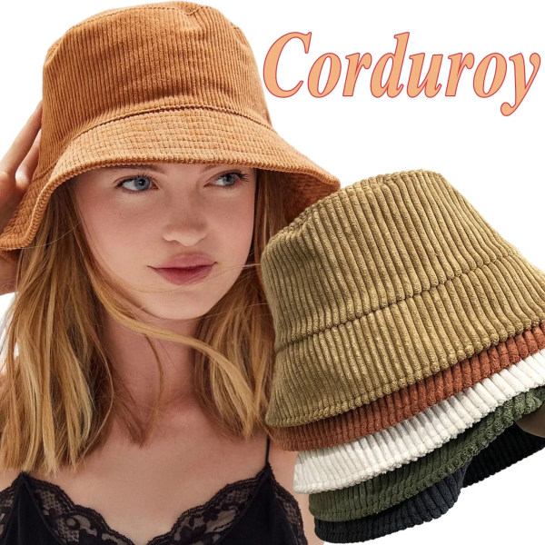 2023 New Autumn Winter Retro Corduroy Bucket Hat Fashion Streetwear Fisherman Caps Hats Beach Cap Outdoor Unisex Panama Hat