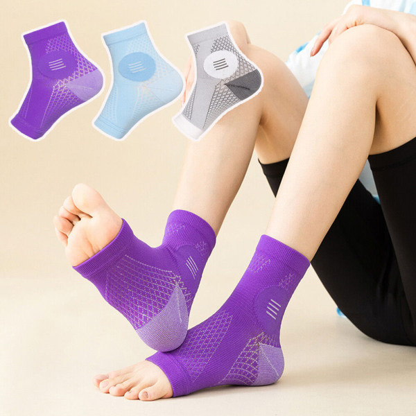 Men Socks Ankle Sleeves Heel Relief Suppor Compression Socks Fashion