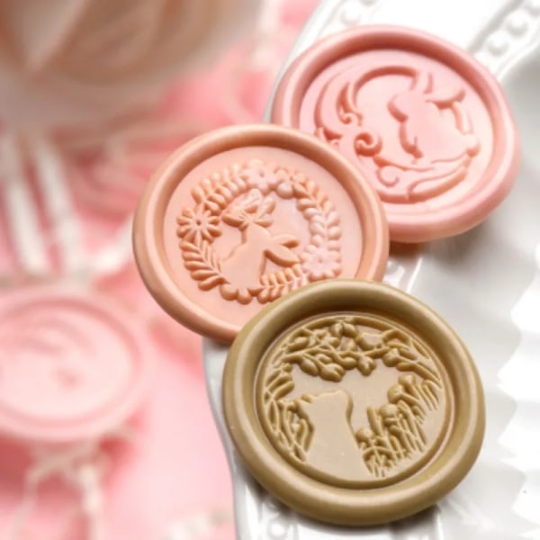 Animal Brass Wax Seal Stamp Fire Lacquer Birthday Gift Gaisy Strawberry Flower Wasp Seals Wedding Invitation Sealing Wax Stamp
