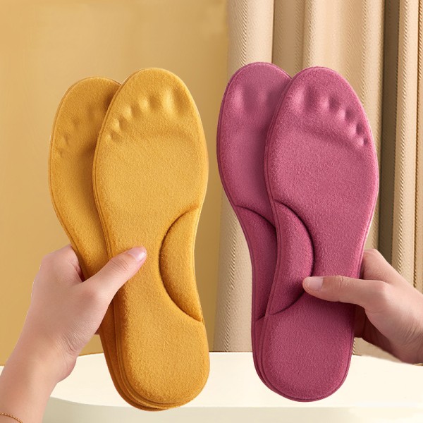 Self Heated Shoe Insoles for Feet Warm Thickened Soft Insoles for Women Winter