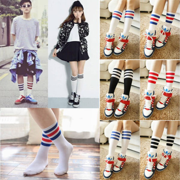 5pairs  Women Dress Socks Striped Cotton Sports Stockings Lovers Sock Girl Unisex School