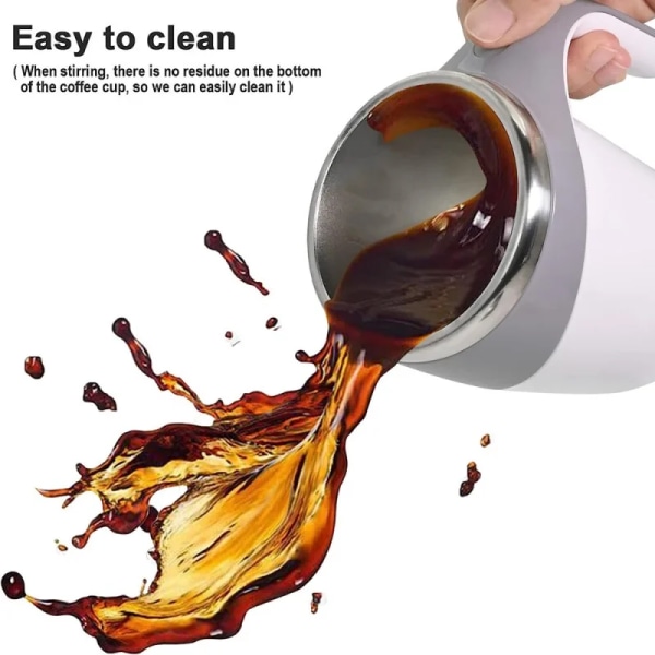 Automatic Stirring Magnetic Mug Rechargeable Model Coffee Electric Lazy Milkshake Rotating Blender Smart Mixer Thermal Bottle