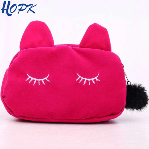 Cute Cat Pencil Case Kawaii School Supplies Canvas Pencil box for Girls Pencil Bag Kawaii Pencilcase Stationery Gift