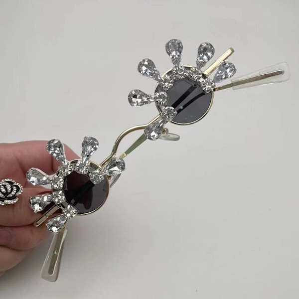Womens Sunglasses UV400 Bling Rhinestone Small Round Personalized For Party D