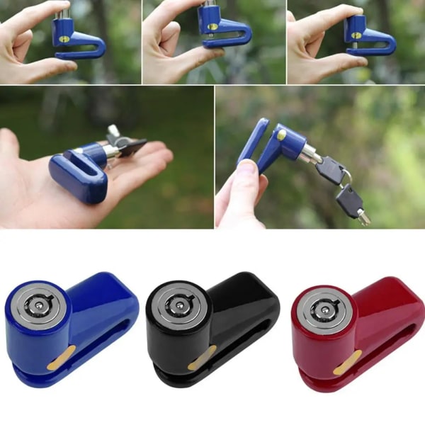 Motorcycle Bike Cycling Bicycle Security Rotor Safe Disk Disc Brake Wheel Lock Organic Disc Road Brake Pads