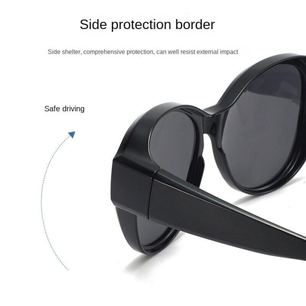 New Magnetic Suction Fashion Large Frame Outdoor Sunglasses UV Protection