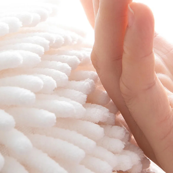 Chenille Hand Towels Microfiber Towels Kitchen Bathroom Hand Towel Ball with Hanging Loops Quick Dry Soft Absorbent