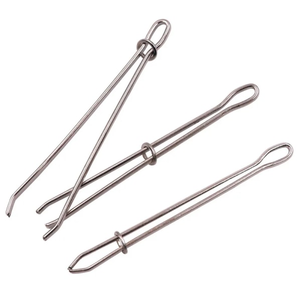 1/2pcs Garment Clips Needle Elastic Band Rope Wearing Threading Guide Forward Device Tool For Wear Rope Sewing DIY Sewing Tools