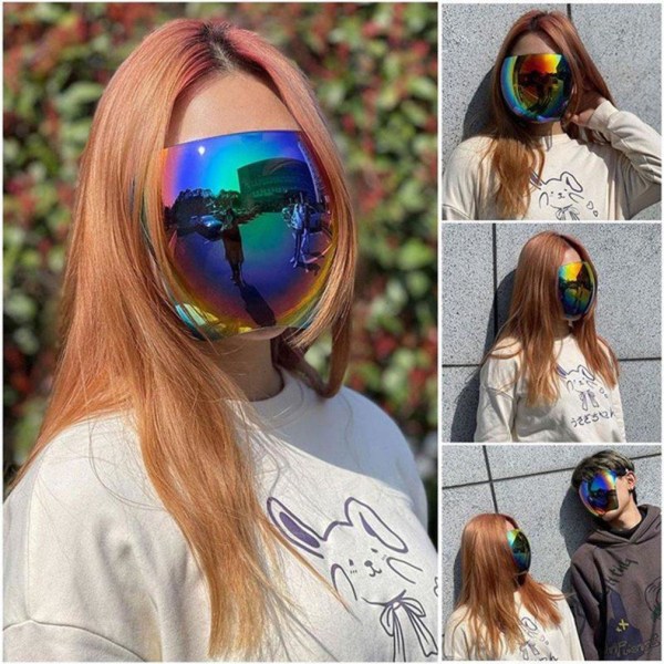 Women Full Face Sunglasses Protective Glasses Goggles Safety Covered Lens Men