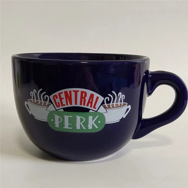 Creative 600ml Friends Mug TV Show Series Central Perk Coffee Tea Cup Friends Central Perk Cappuccino Mugs Home Office Dinkware