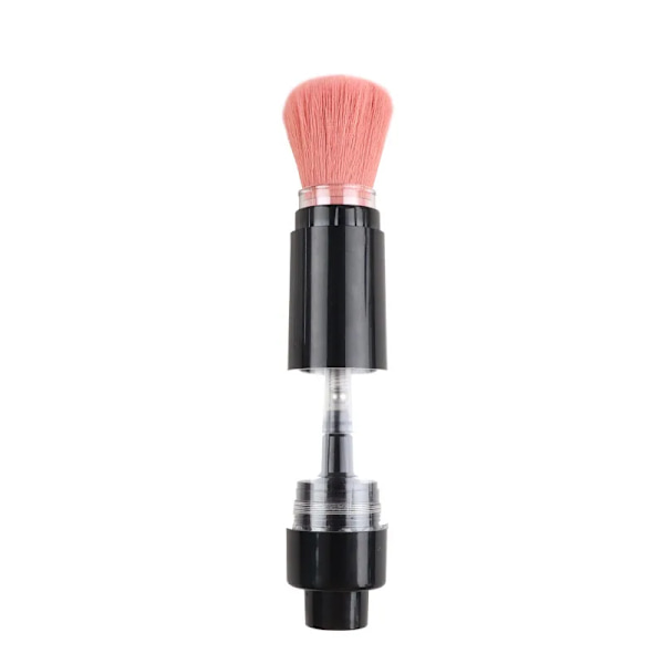 Refillable Powder Brush Makeup Artificial Fiber Cosmetic Powder Brushes Foundation Blush Tool Large Dispenser Dense Soft Bristle