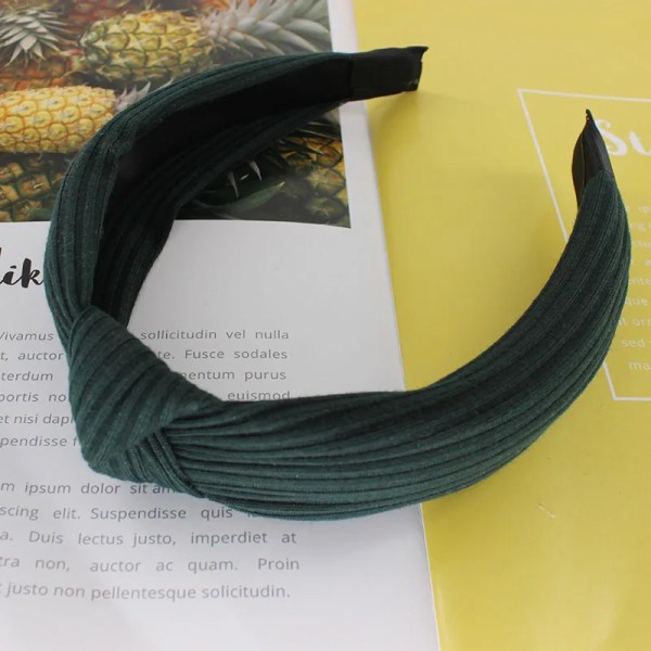 New Women Fashion Beauty Hairbands Casual Solid Headbands Cute Vintage Hair Hoop Colorful Girl Hair Accessories Sale