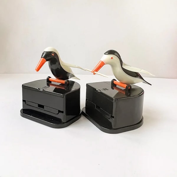 Bird Toothpick Box Automatically Ejects Household Press Type Toothpick Bucket Cute Intelligent Woodpecker Toothpick Bucket Can