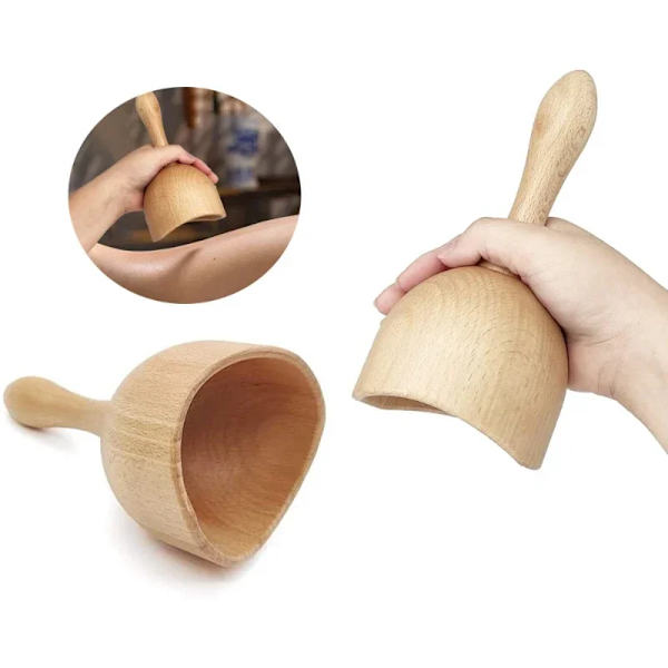 Cup shaped scraping cup, wooden scraping tool, scraping and dredging meridians
