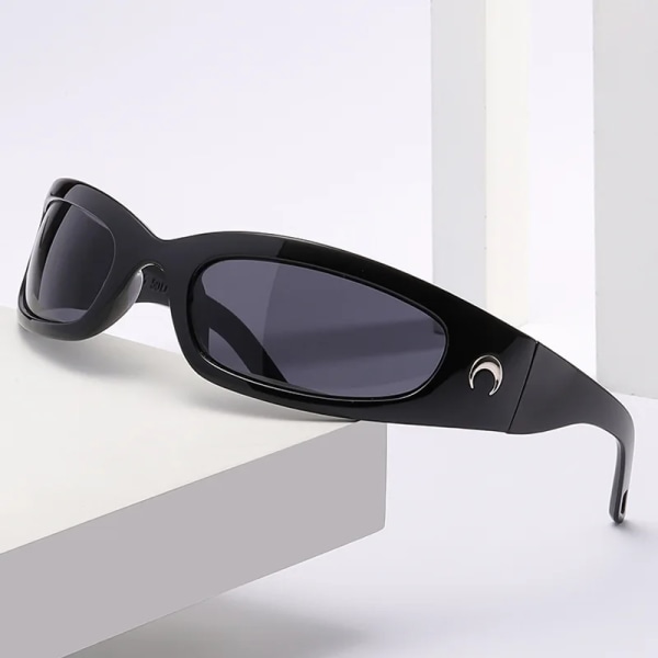 Moon Rectangular Sunglasses for Women Man Vintage Cycling Sport Sun Glasses UV400 Hip Hop Trend Female  gafas de sol para hombre
