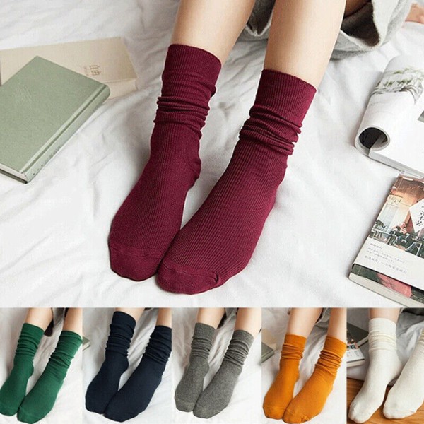 Women Winter Thin And High Socks Long Stockings Calf Socks Warm Casual Solid Hot