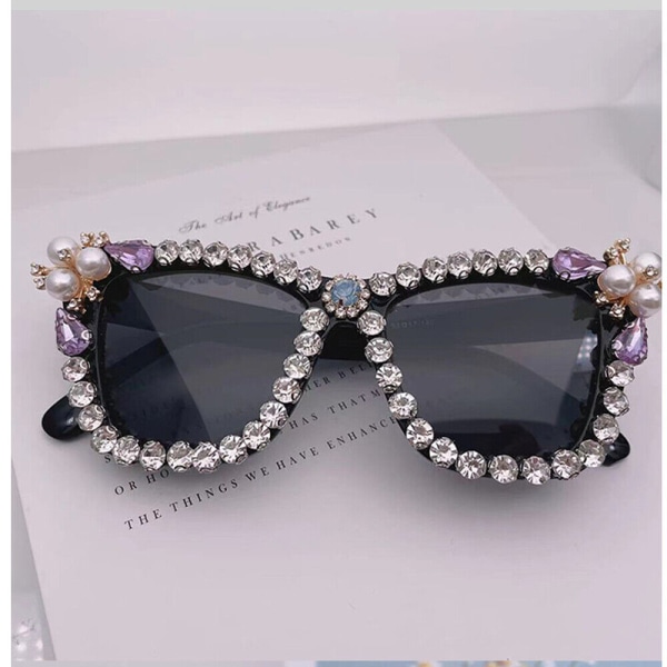 Womens Sunglasses Bling Colorful Rhinestone Elegant UV Personalized For Party H