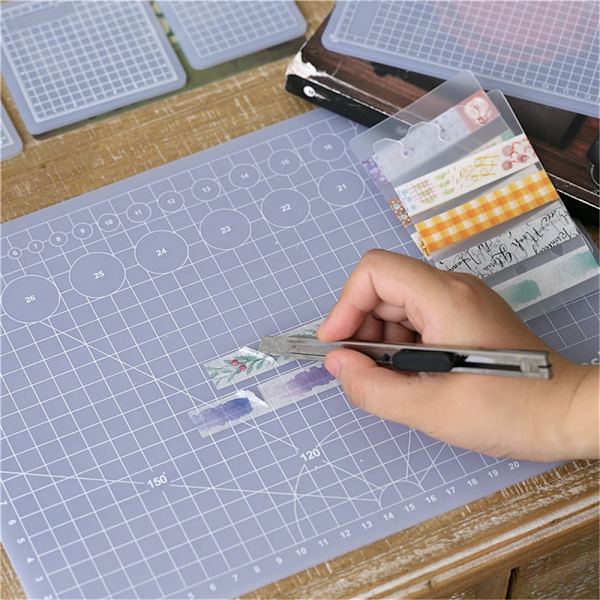 PVC Cutting Mat Patchwork Cut Pad Tools Durable Multi-Size Durable DIY Handmade Self-healing Plate Carving Art Tool Cricut Tools