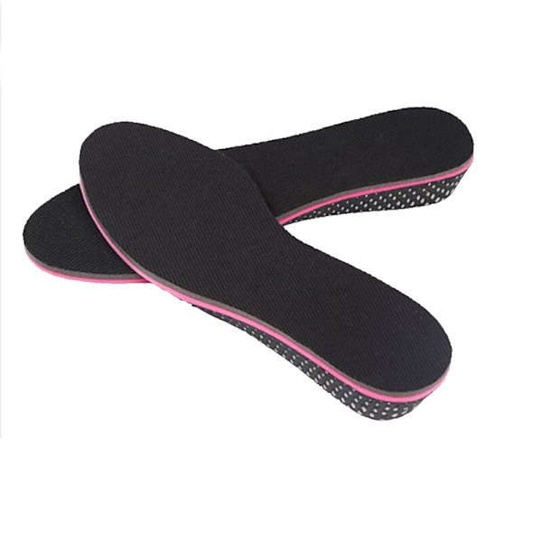 Unisex Air Cushion Height Increase Shoe Insoles Pair Taller  Inch Lift 2