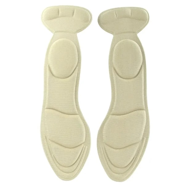 Women High Heel Insole Super Soft Pointed Tip Breathable Sponge Full Length Insole Prevent Heel Sagging Non Slip Full Size Pad