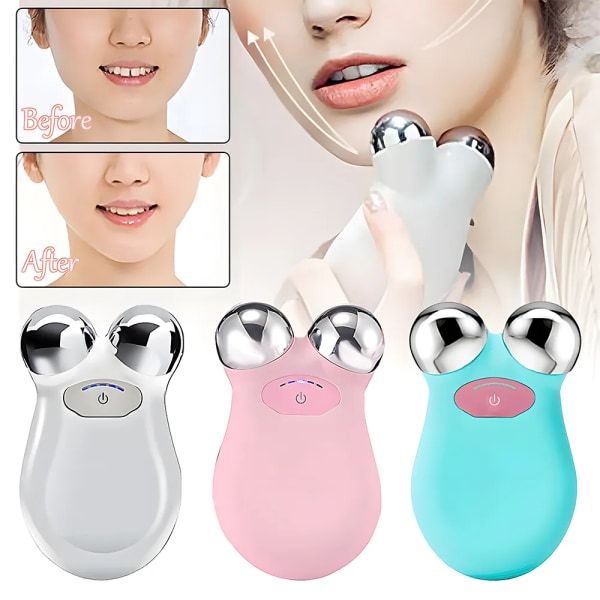 Electric Micro-Current Face Massager 3D EMS Firming Micro Current Deedema Decree Wrinkle Skin Rejuvenation Beauty Instrument