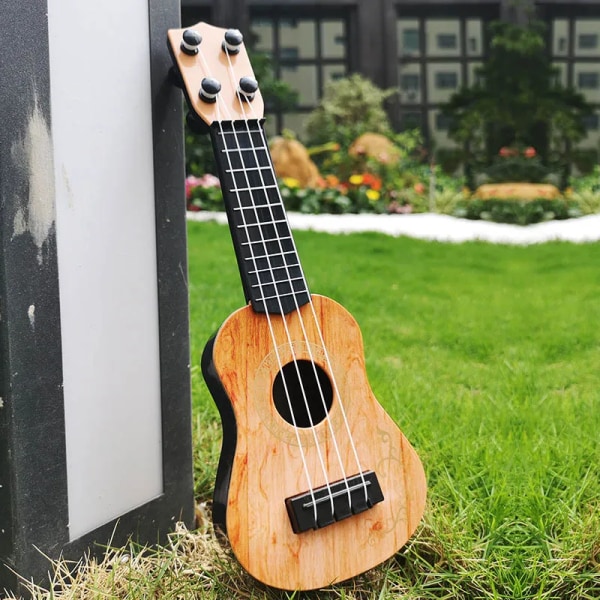 Classical Ukulele Children Guitar Toy Mini Guitar Musical Instruments Kids Early Education 4 Strings Small Guitar Nice Gift