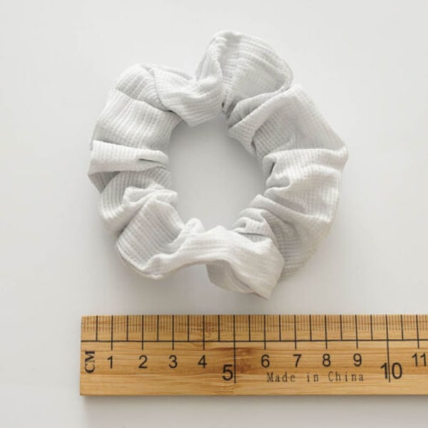 Women Cloth Scrunchies Hair Ties Ring Rope Elastic Rubber Band Ponytail Holder.