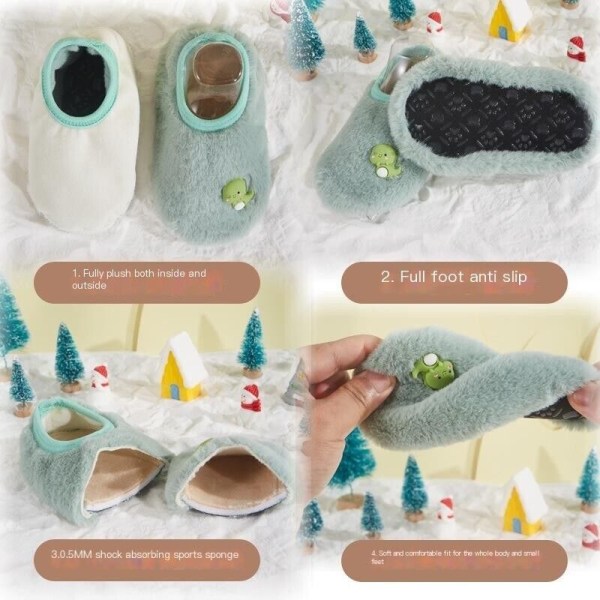 Cute Design Baby Ankle Socks Thickened Indoor Socks for Fall/Winter In