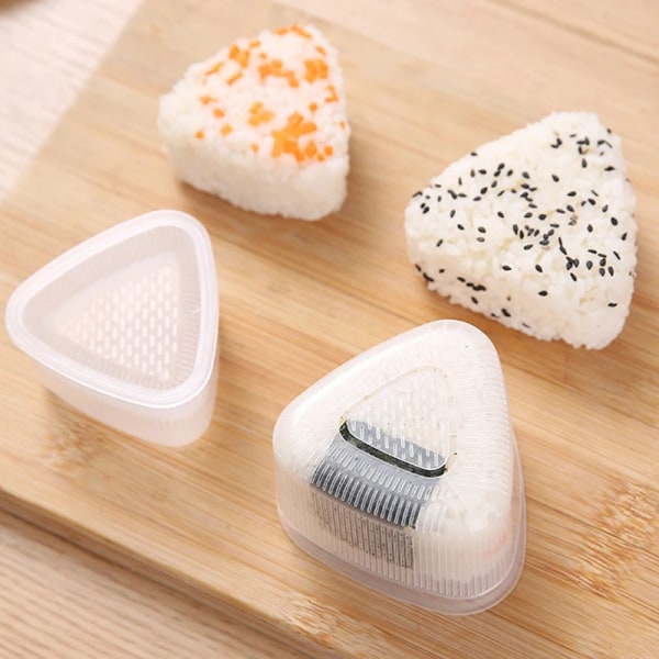 2 Set Triangle Sushi Mold Onigiri Rice Ball Bento Sushi Make Mold DIY Tools Utility Kitchen Accessories