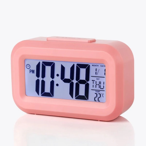 LED Digital Alarm Clock Electronic Digital Alarm Screen Desktop Table Clocks for Home Office Backlight Snooze Calendar Clock