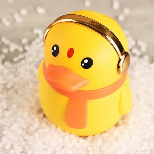 Cute Automatic Toothpick Holder Dispenser Fashionable Yellow Duck Portable Toothpicks Storage Box Unique Gift Decorate for Home