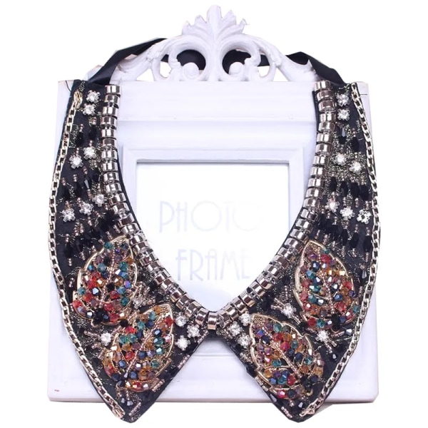 Diamond Women Shirt False Collars Crystal Removable Collar For Women Fake Collar Detachable Diamond Lacklace Nep Kraagie