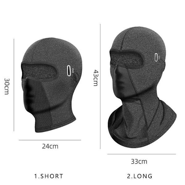 2 pcs Winter Warm Cycling Cap for Men Bicycle Motorcycle Balaclava Windproof Sports Scarf Velvet Bike Face Cover Women Hiking Ski Hat