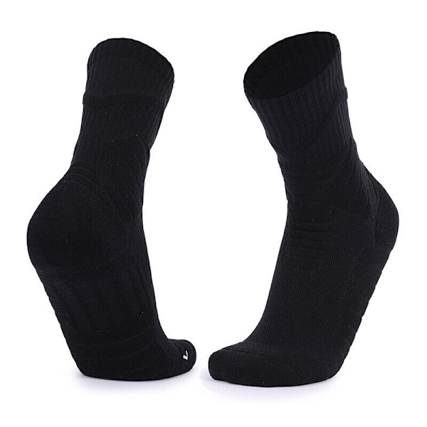 Men's Sports Crew Socks Cushioned Basketball Thick Outdoor Socks