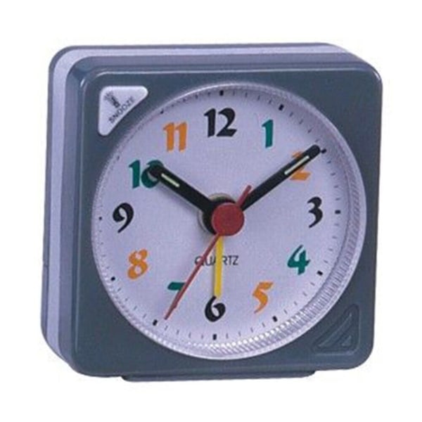 Clock Alarm Clock Travel Alarm Clock 5.7*2.9*5.6CM Bedrooms Gray Square