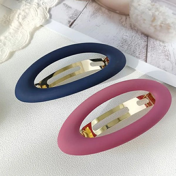 Matte Snap Hair Clips Women Hairpin Korean Hairclips Hair Barrette Ponytail Holder Girls Hair Accessories Hairgrips