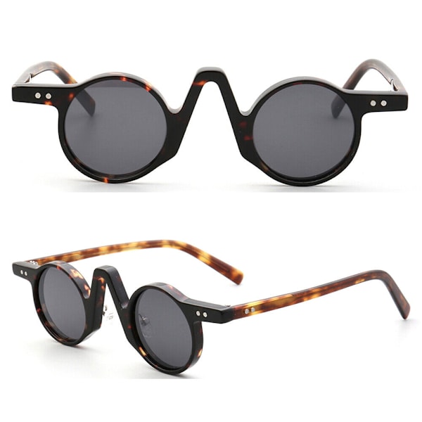 Vintage Round Women Sunglasses Polarized Men Sun Glasses UV400 Fashionable Clear