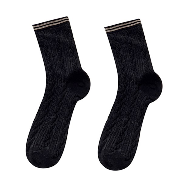 Women Autumn And Winter Three Jacquard Socks Family Christmas Stocking Set