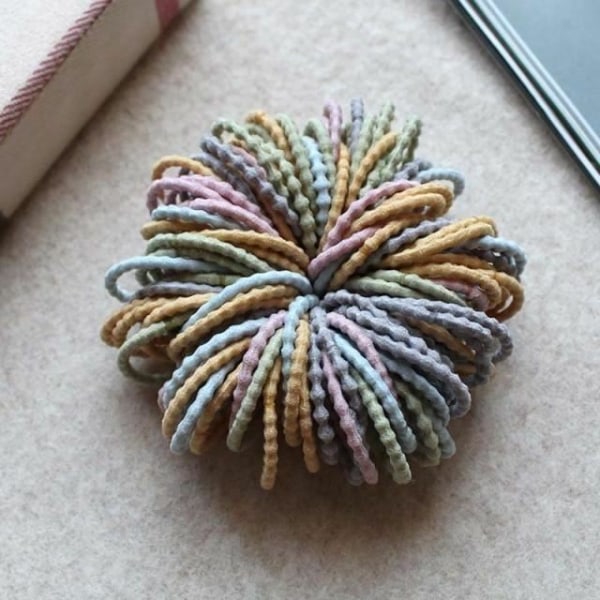 3 CM Kids Baby Hair Accessories Girls Rubber bands Scrunchy Elastic hair Band 100Pcs